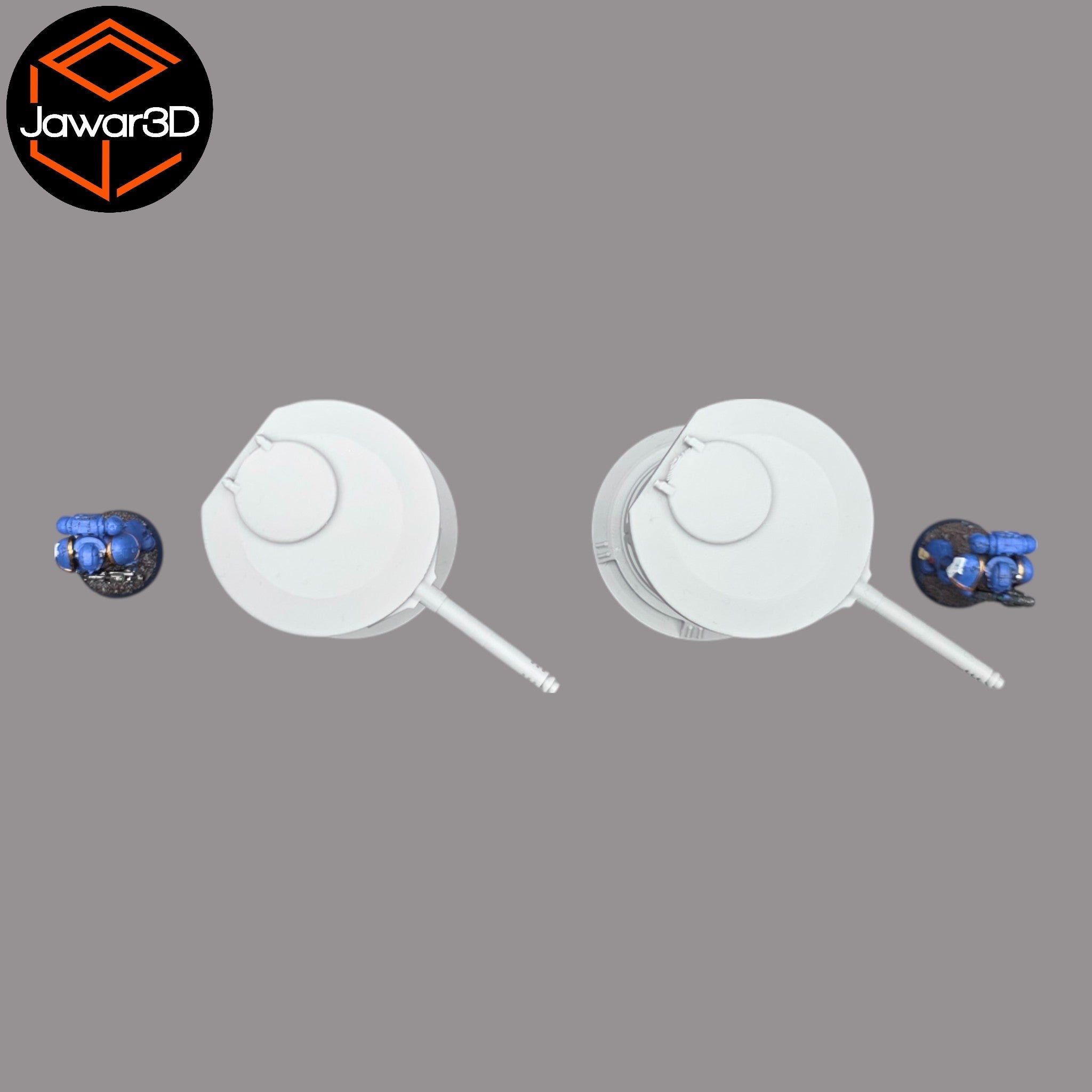 Turret x2- 28mm Wargaming Scatter Terrain Scenery Tabletop Miniature Jawar3d