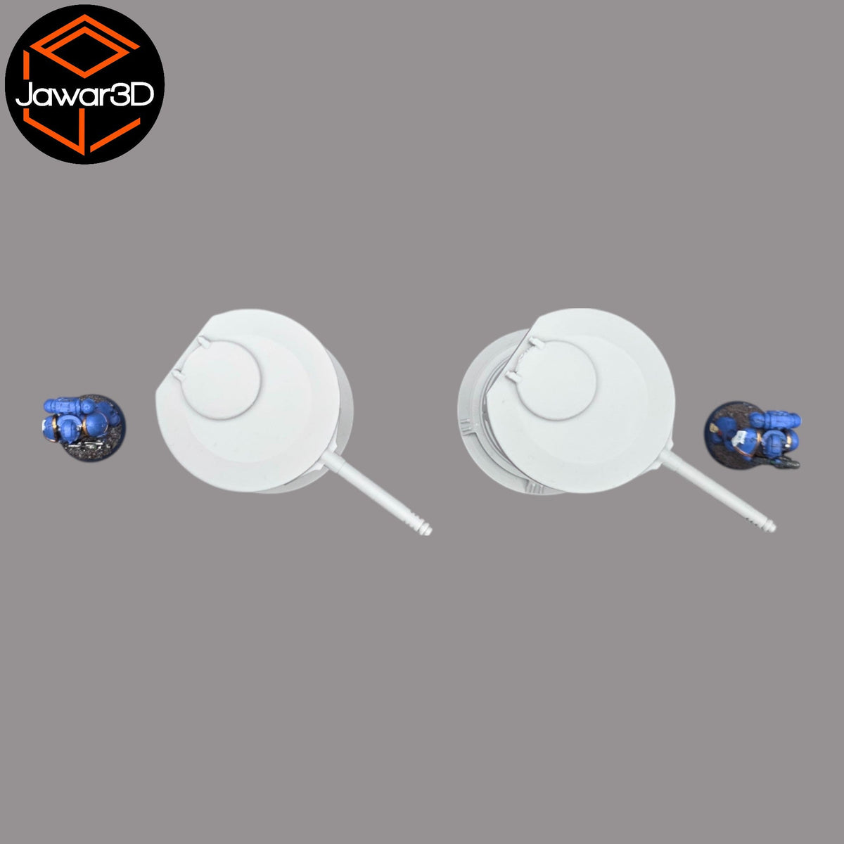 Turret x2- 28mm Wargaming Scatter Terrain Scenery Tabletop Miniature Jawar3d