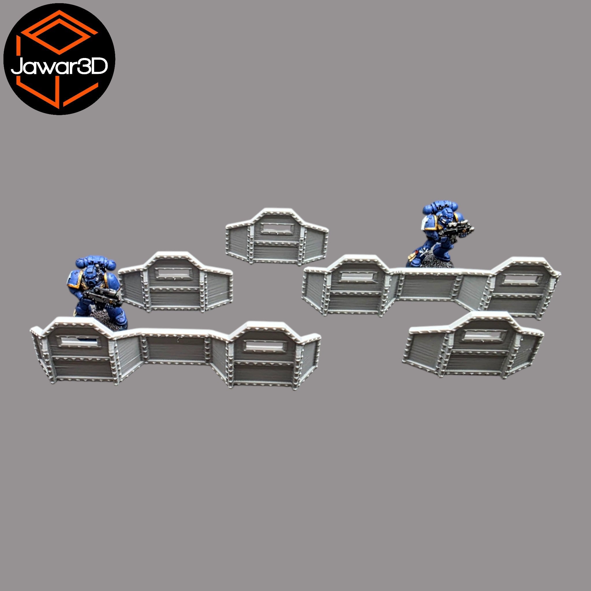 Barricade - 28mm Wargaming Scatter Terrain Scenery Tabletop Miniature Jawar3d