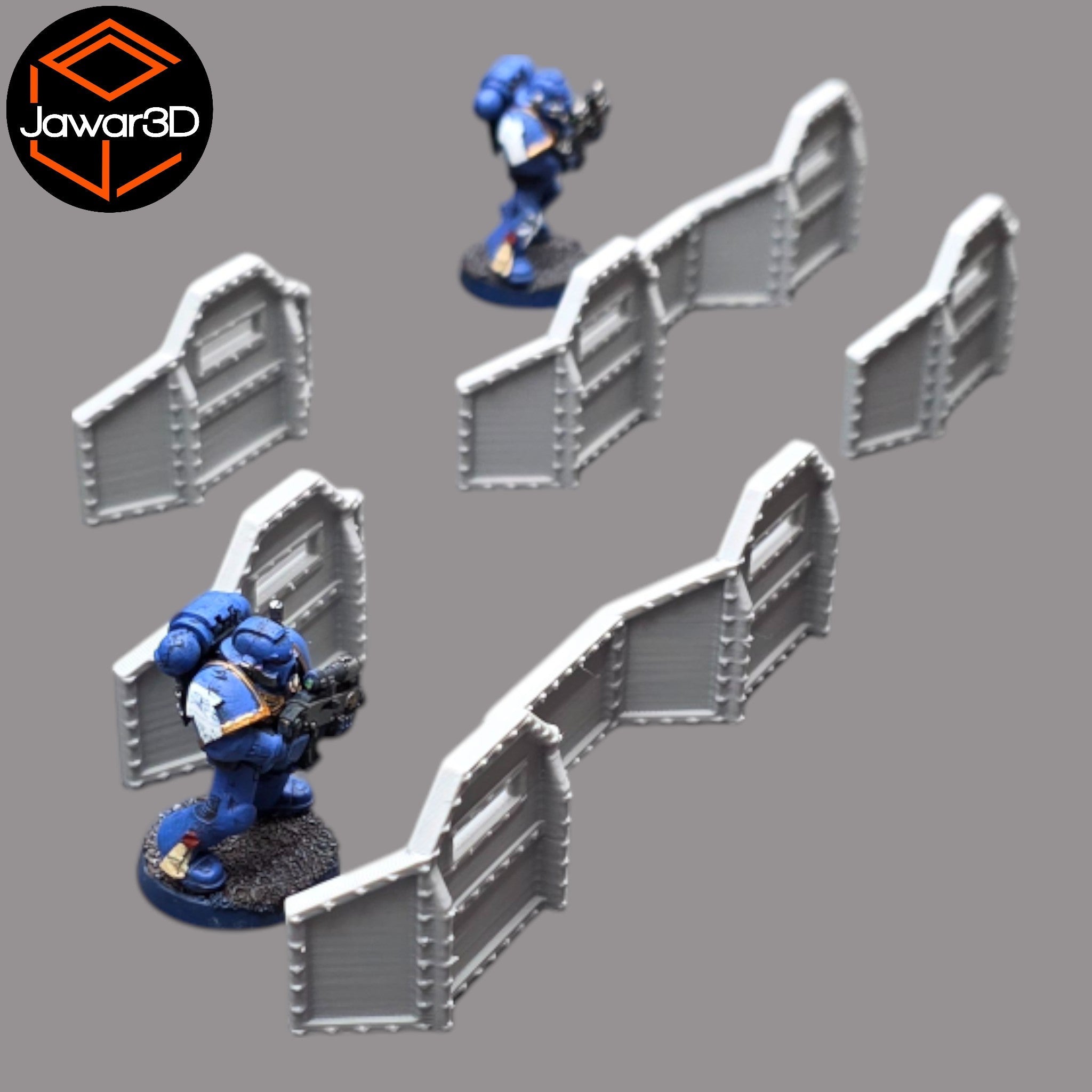 Barricade - 28mm Wargaming Scatter Terrain Scenery Tabletop Miniature Jawar3d