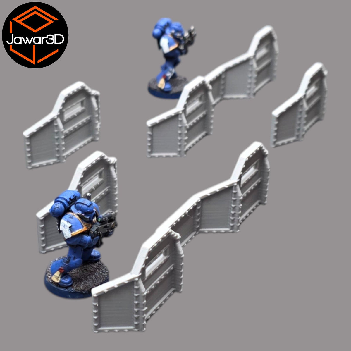 Barricade - 28mm Wargaming Scatter Terrain Scenery Tabletop Miniature Jawar3d