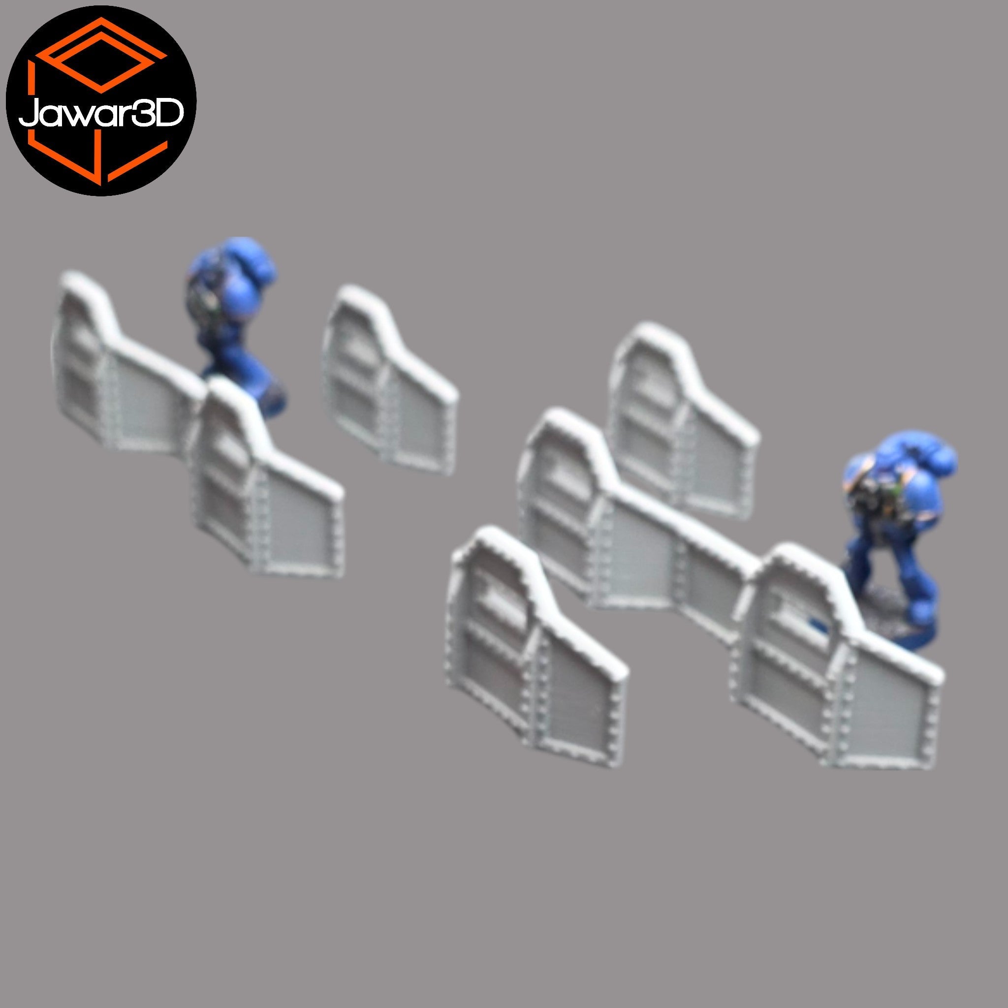 Barricade - 28mm Wargaming Scatter Terrain Scenery Tabletop Miniature Jawar3d