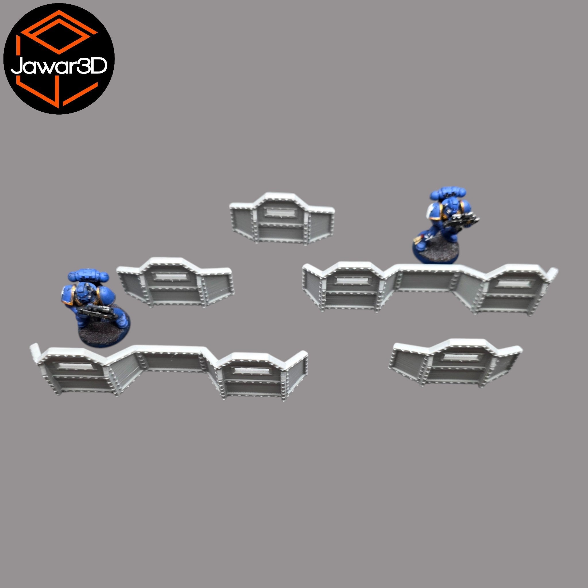 Barricade - 28mm Wargaming Scatter Terrain Scenery Tabletop Miniature Jawar3d