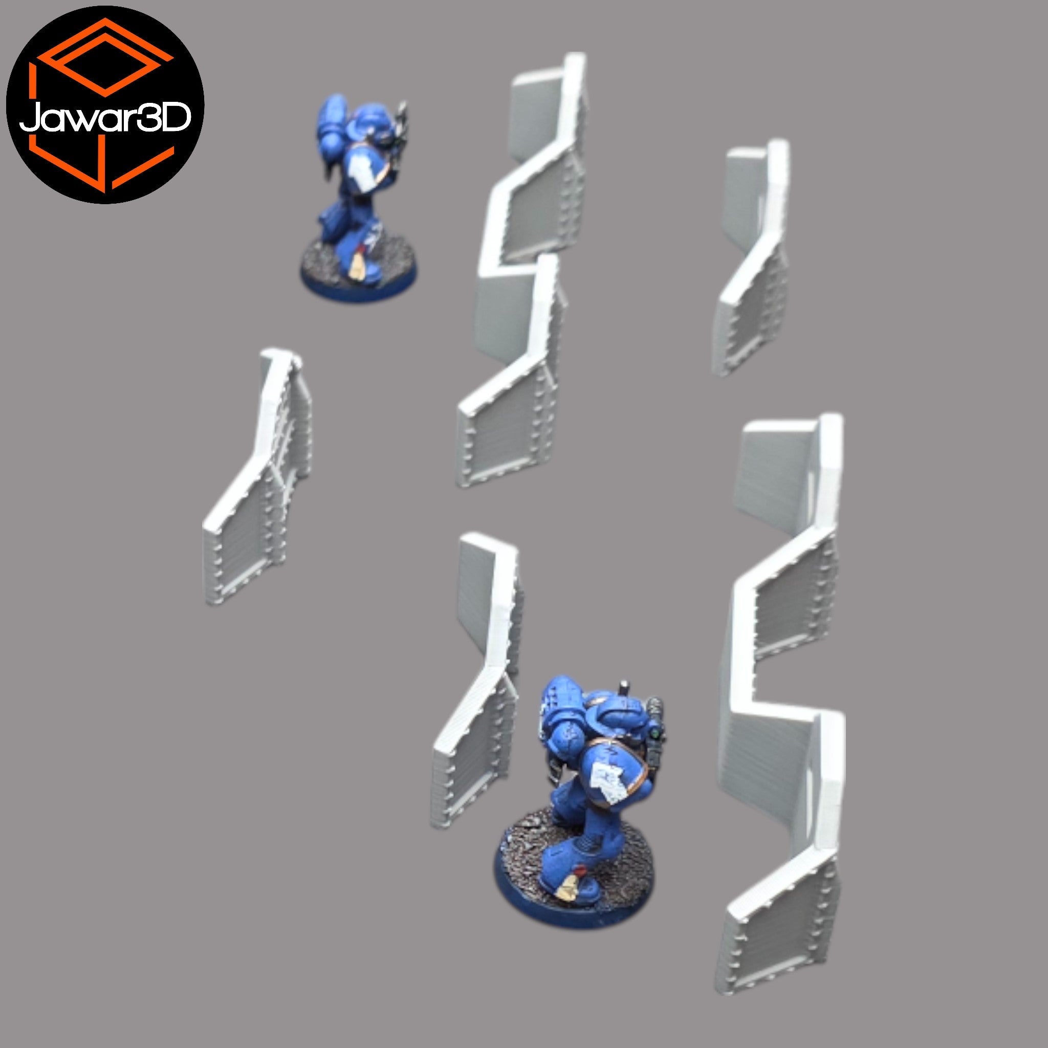 Barricade - 28mm Wargaming Scatter Terrain Scenery Tabletop Miniature Jawar3d