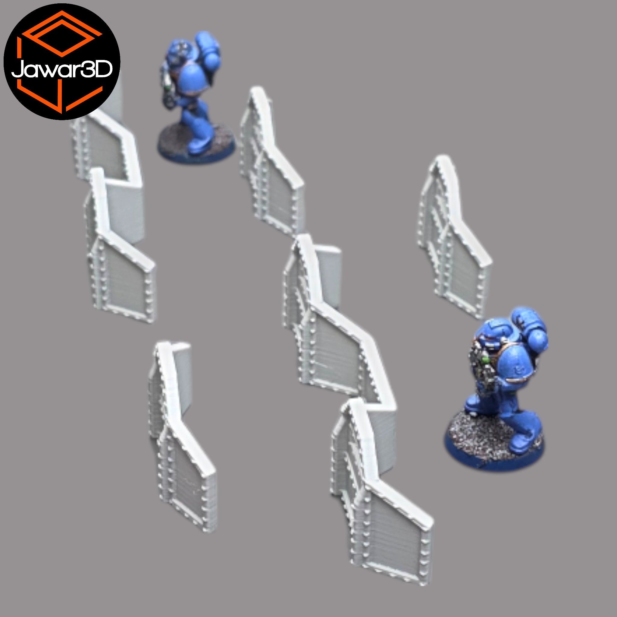 Barricade - 28mm Wargaming Scatter Terrain Scenery Tabletop Miniature Jawar3d