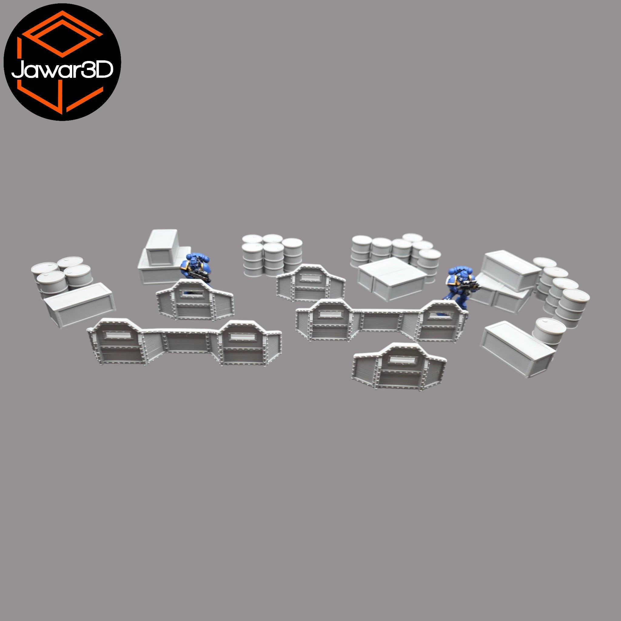 Assorted Terrain - 28mm Wargaming Scatter Terrain Scenery Tabletop Miniature Jawar3d