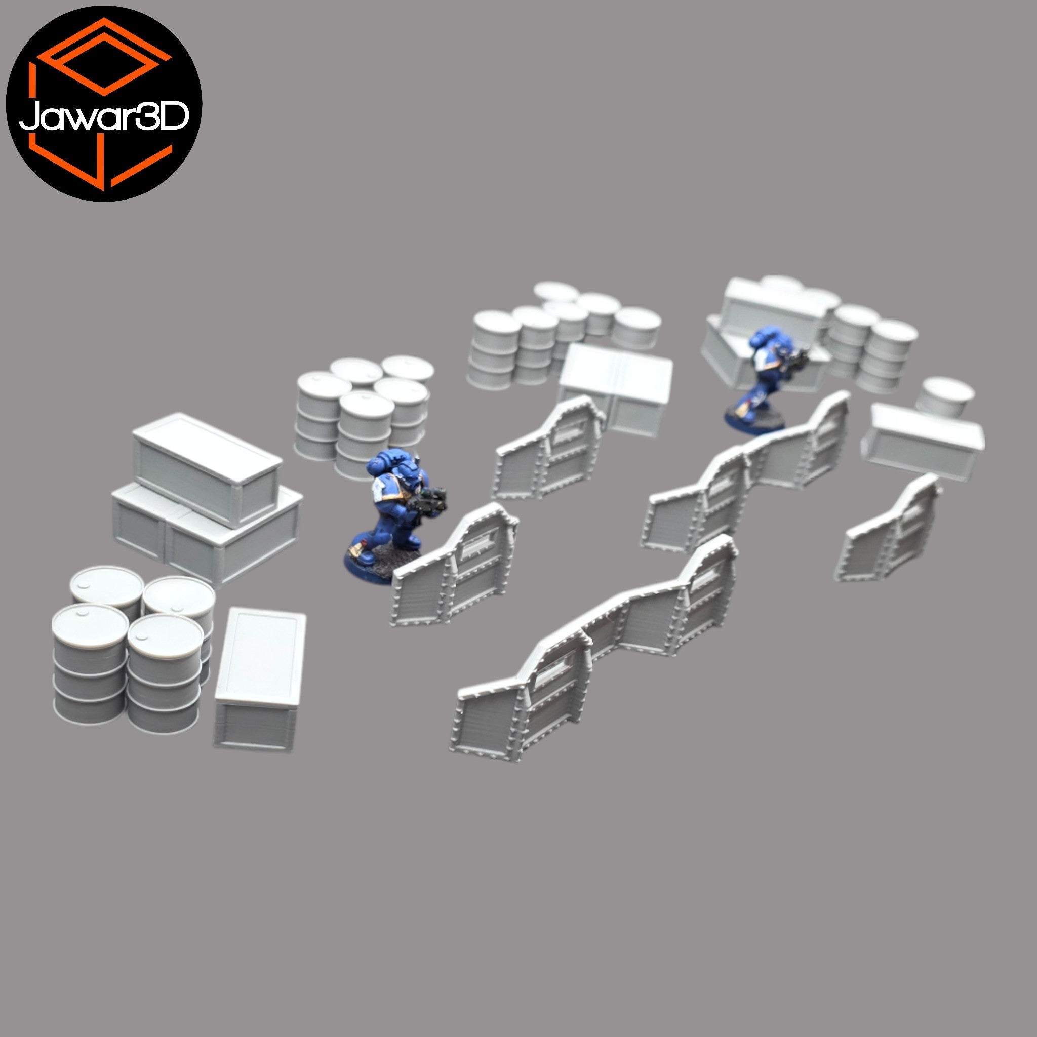 Assorted Terrain - 28mm Wargaming Scatter Terrain Scenery Tabletop Miniature Jawar3d