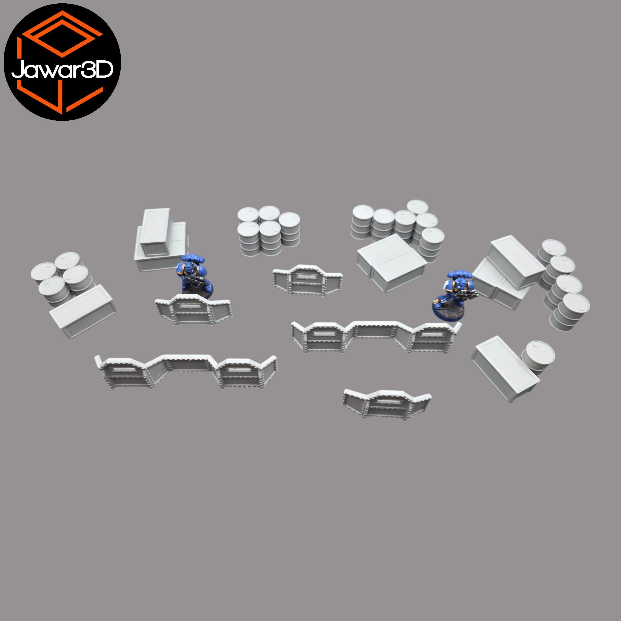 Assorted Terrain - 28mm Wargaming Scatter Terrain Scenery Tabletop Miniature Jawar3d