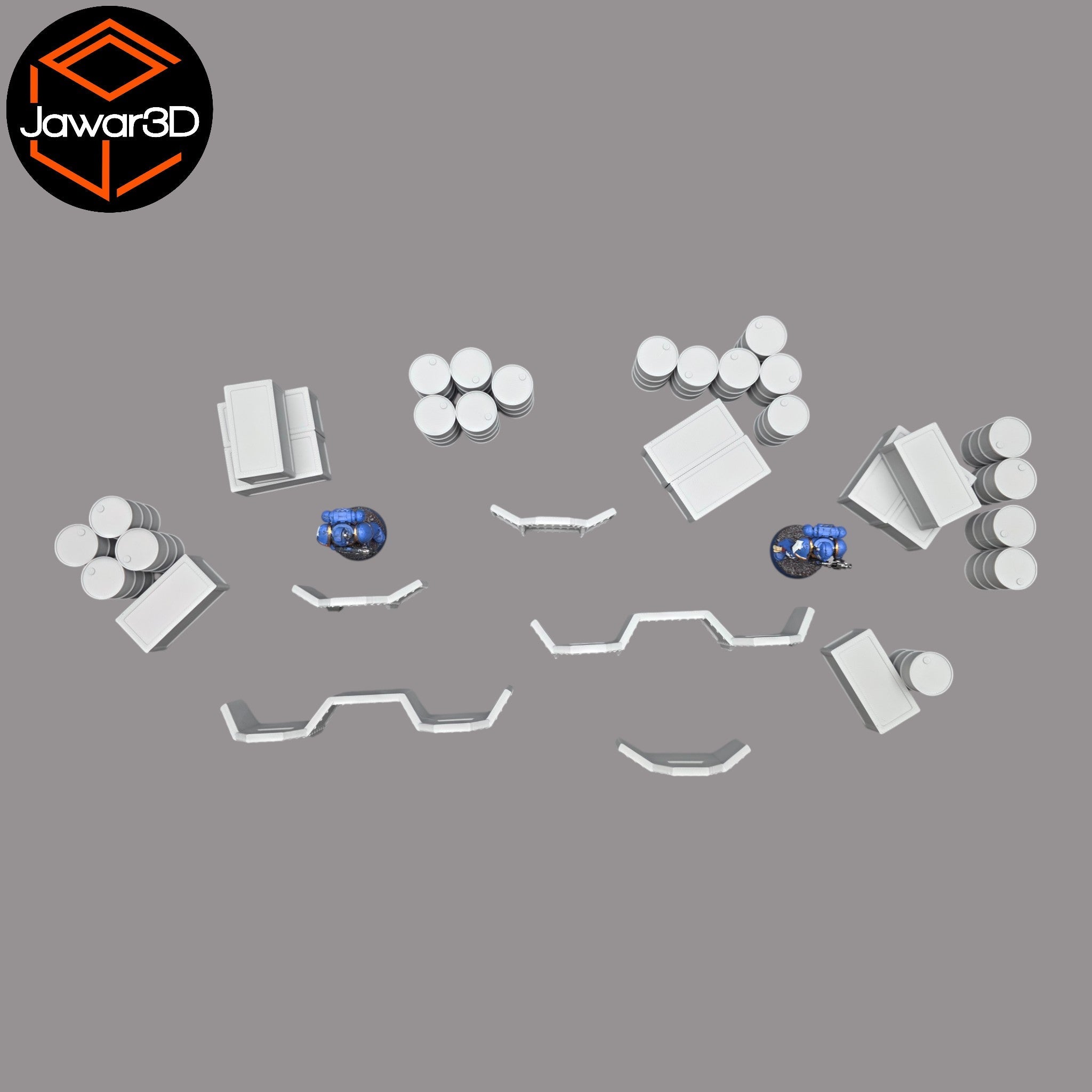 Assorted Terrain - 28mm Wargaming Scatter Terrain Scenery Tabletop Miniature Jawar3d