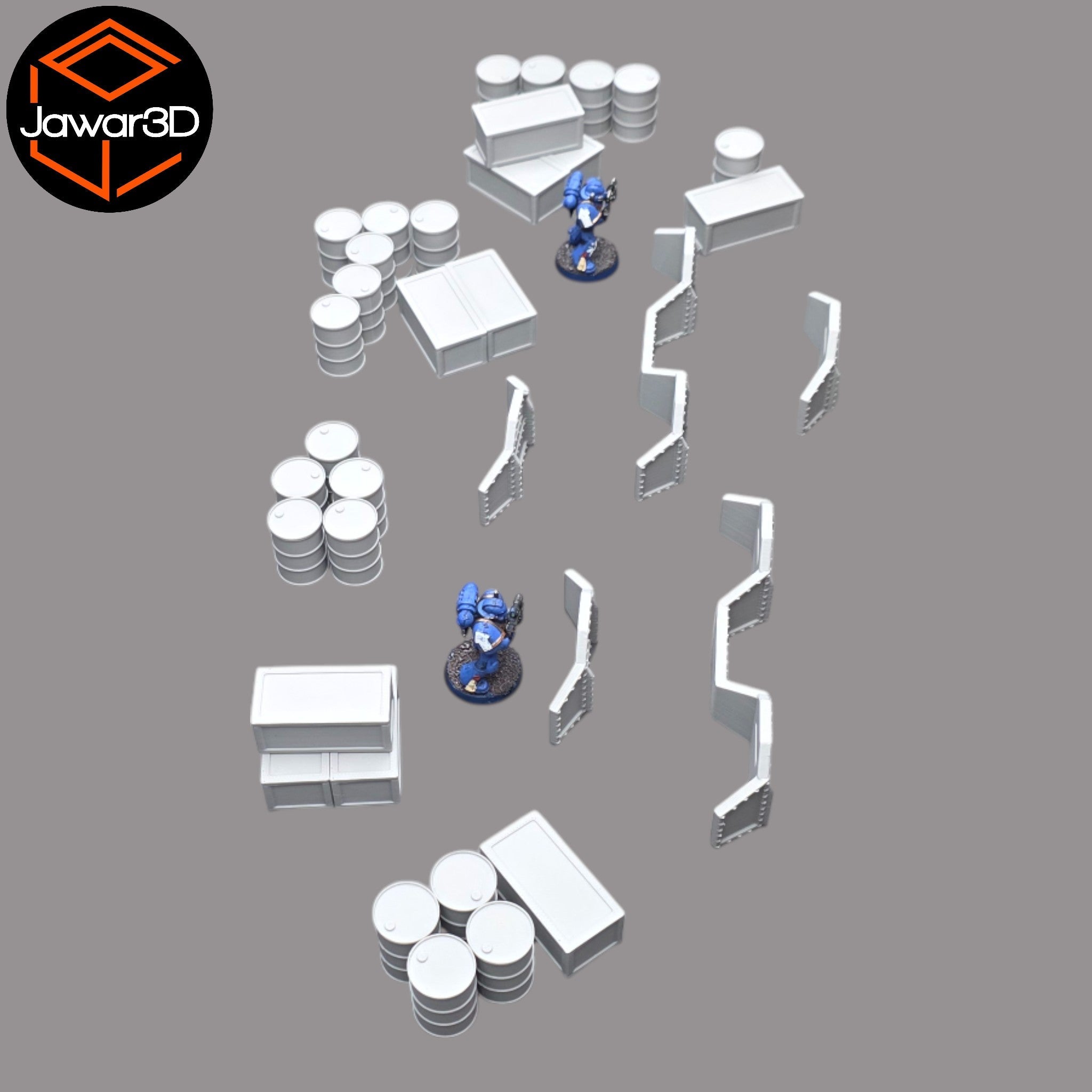 Assorted Terrain - 28mm Wargaming Scatter Terrain Scenery Tabletop Miniature Jawar3d