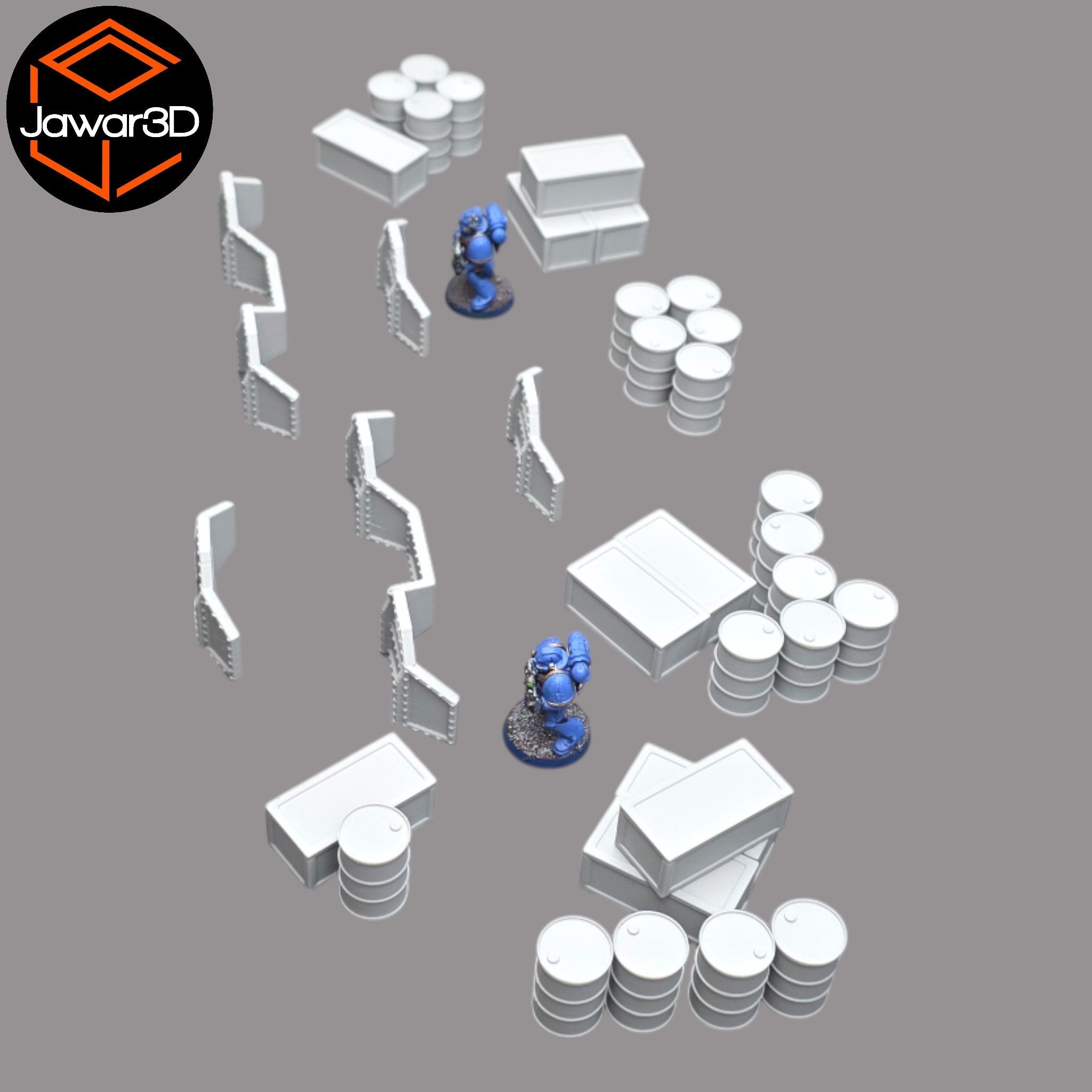 Assorted Terrain - 28mm Wargaming Scatter Terrain Scenery Tabletop Miniature Jawar3d