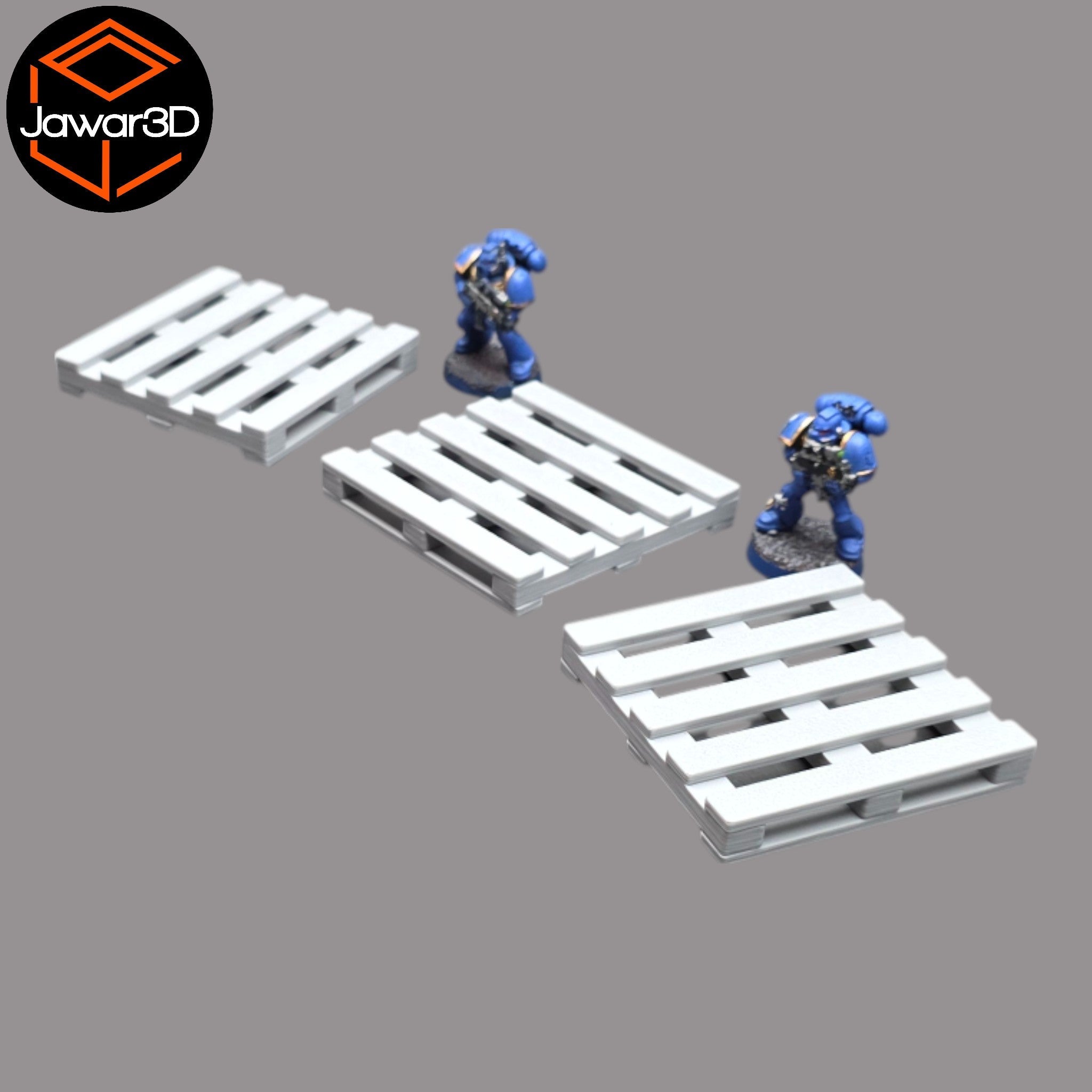 Pallet x3 - 28mm Wargaming Scatter Terrain Scenery Tabletop Miniature Jawar3d