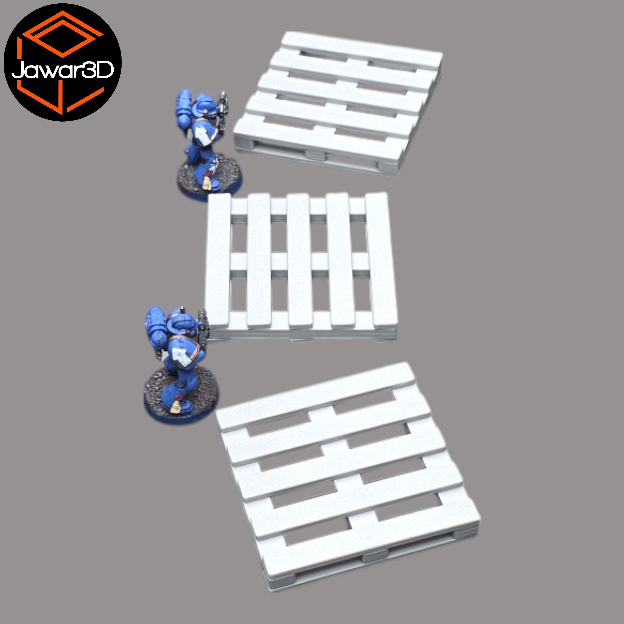Pallet x3 - 28mm Wargaming Scatter Terrain Scenery Tabletop Miniature Jawar3d