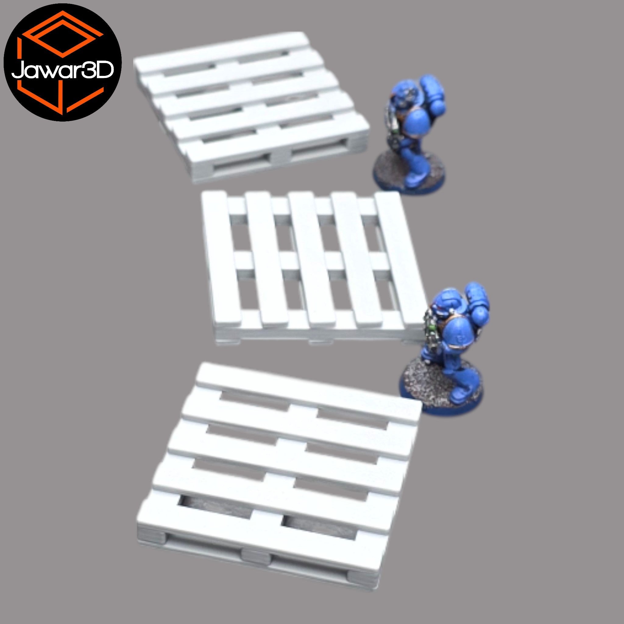 Pallet x3 - 28mm Wargaming Scatter Terrain Scenery Tabletop Miniature Jawar3d
