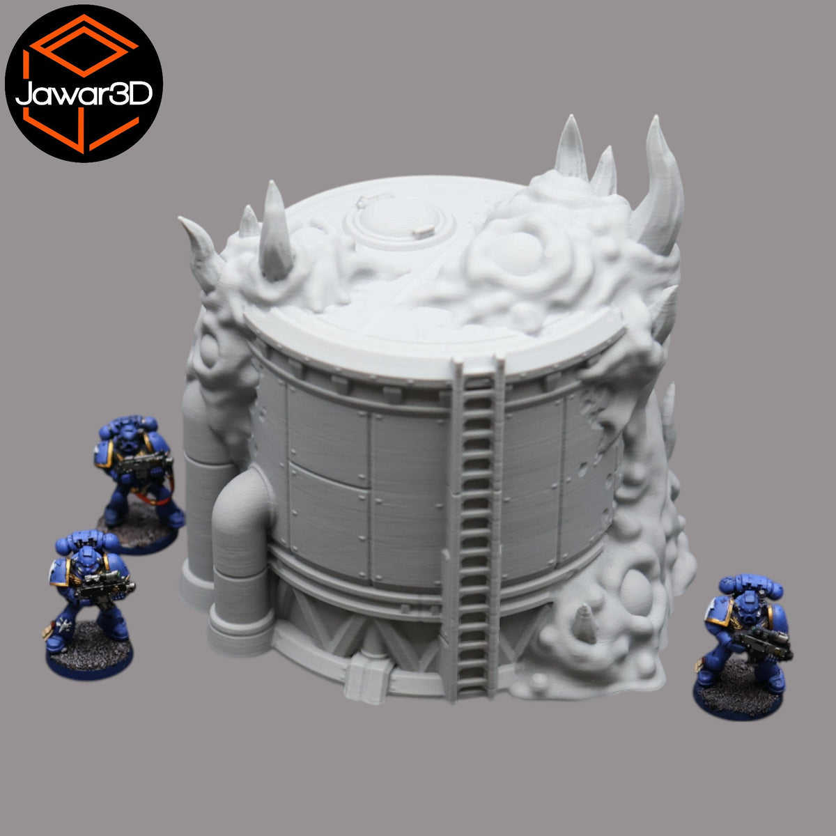 Hive Infected Silo #1 - 28mm Wargaming Scatter Terrain Scenery Tabletop Jawar3d