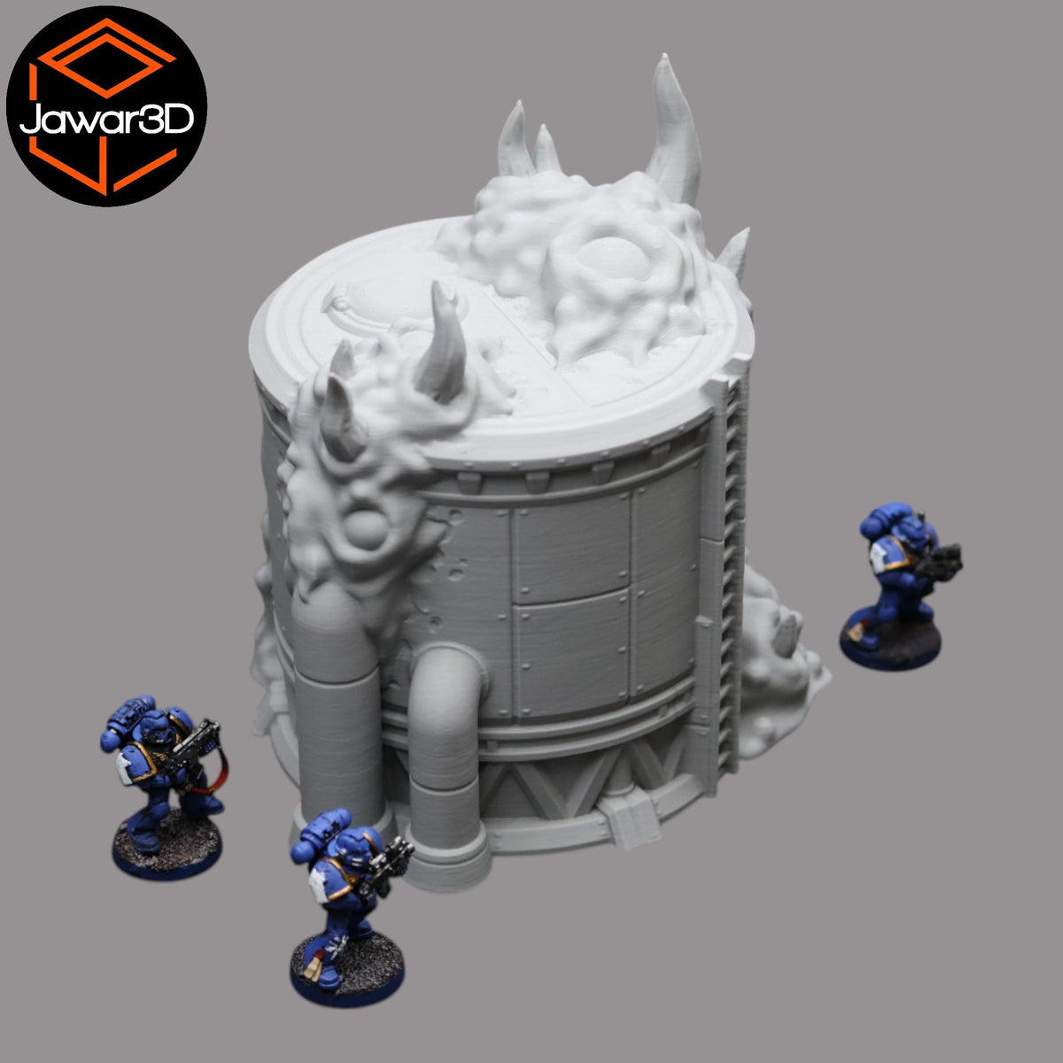 Hive Infected Silo #1 - 28mm Wargaming Scatter Terrain Scenery Tabletop Jawar3d