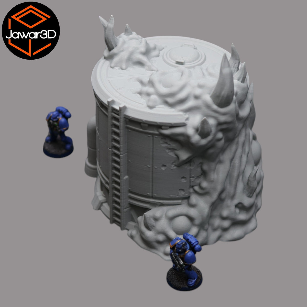 Hive Infected Silo #1 - 28mm Wargaming Scatter Terrain Scenery Tabletop Jawar3d