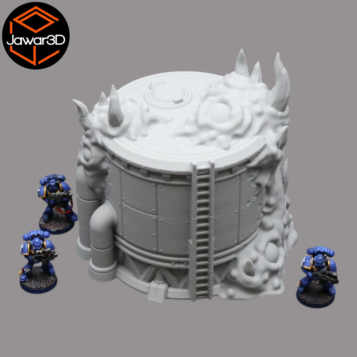 Hive Infected Silo #1 - 28mm Wargaming Scatter Terrain Scenery Tabletop Jawar3d