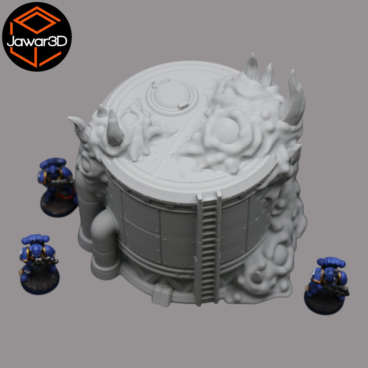 Hive Infected Silo #1 - 28mm Wargaming Scatter Terrain Scenery Tabletop Jawar3d