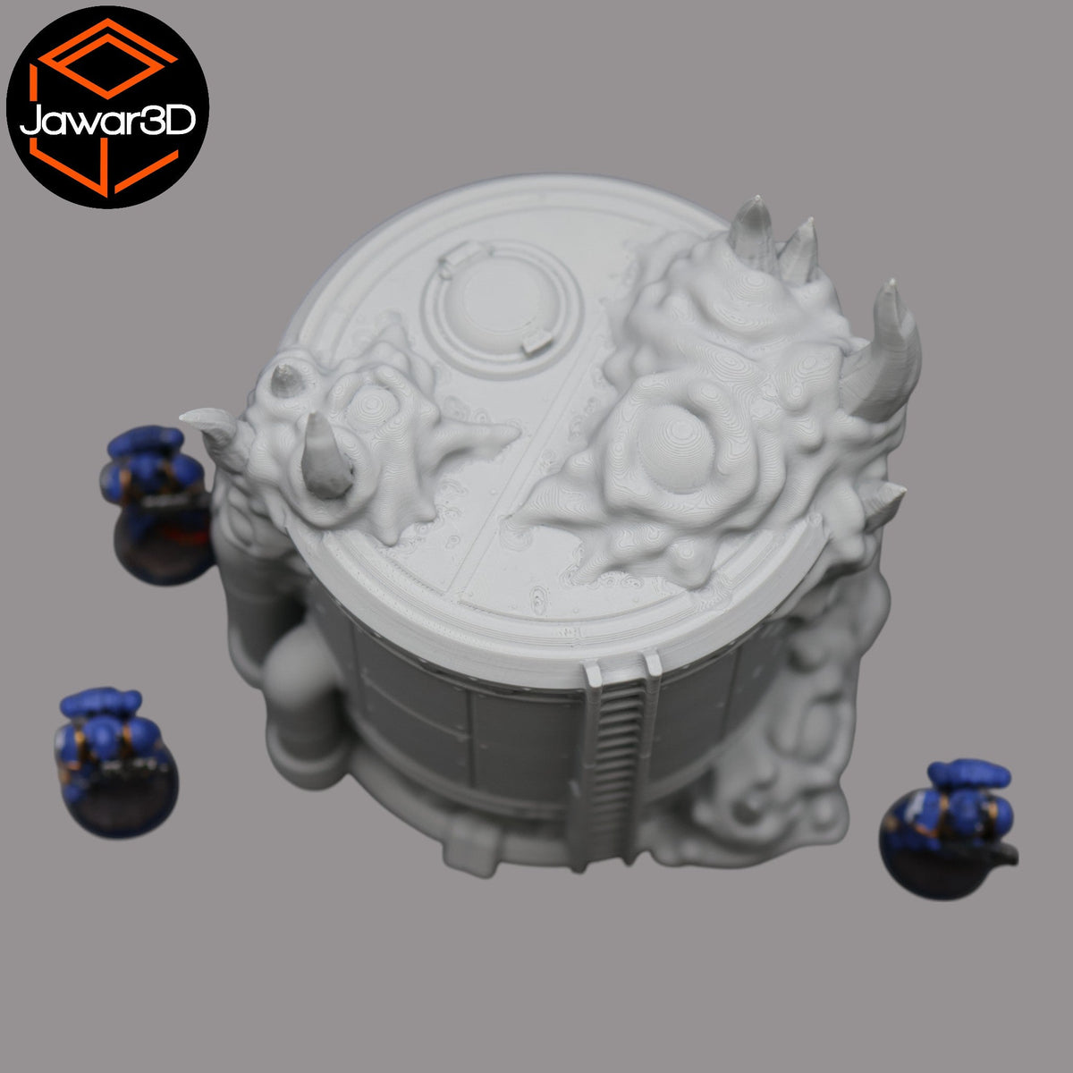 Hive Infected Silo #1 - 28mm Wargaming Scatter Terrain Scenery Tabletop Jawar3d