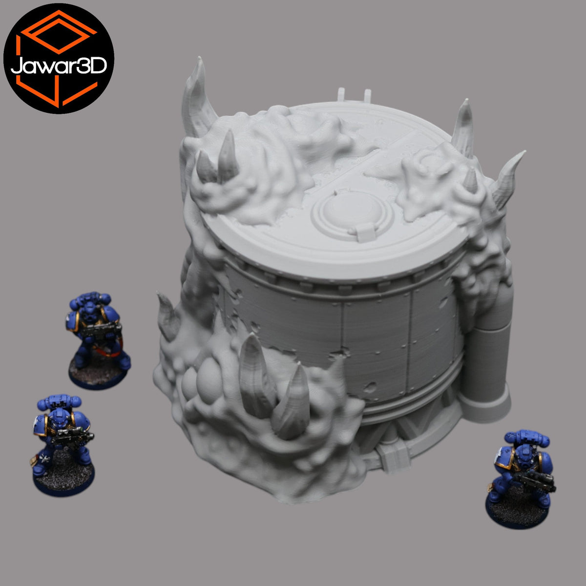 Hive Infected Silo #1 - 28mm Wargaming Scatter Terrain Scenery Tabletop Jawar3d
