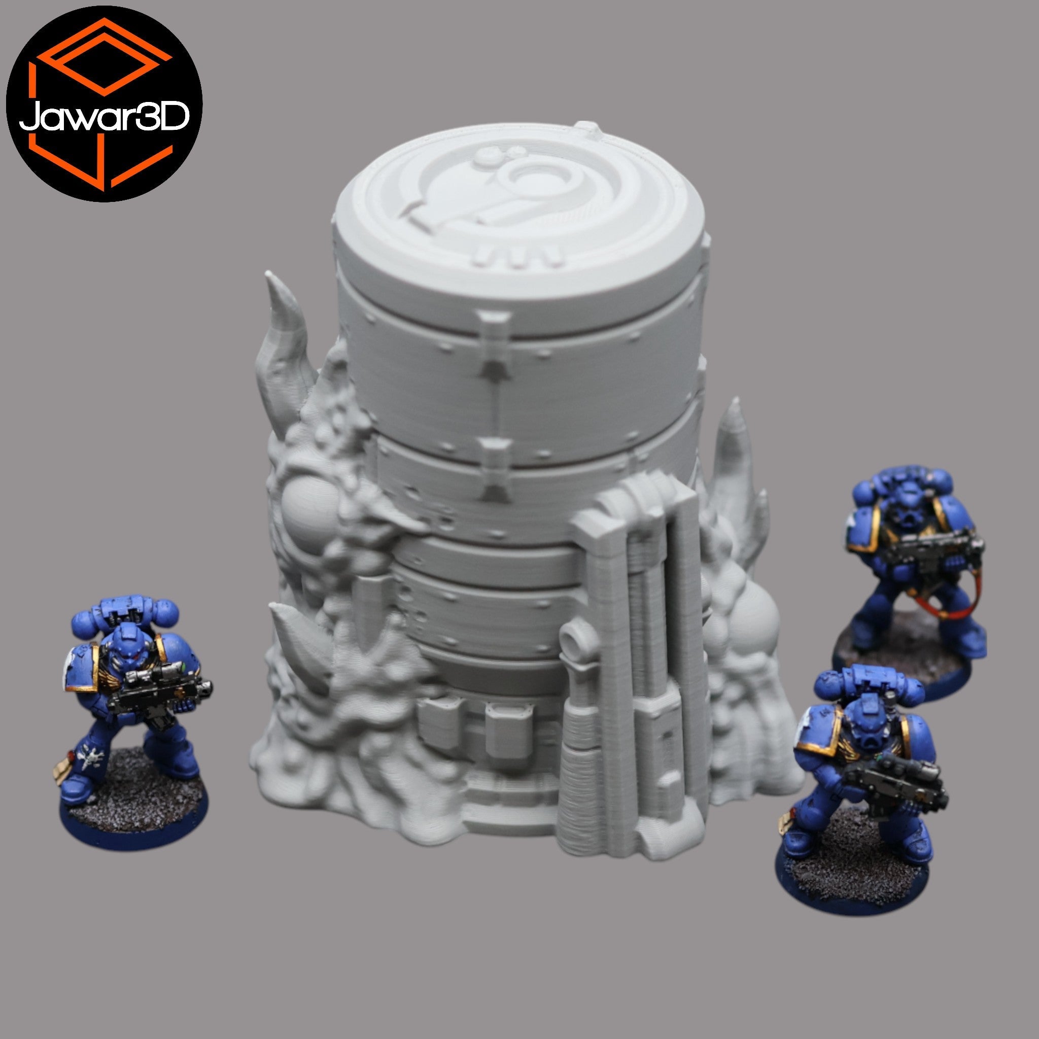 Hive Infected Silo #2 - 28mm Wargaming Scatter Terrain Scenery Tabletop Jawar3d