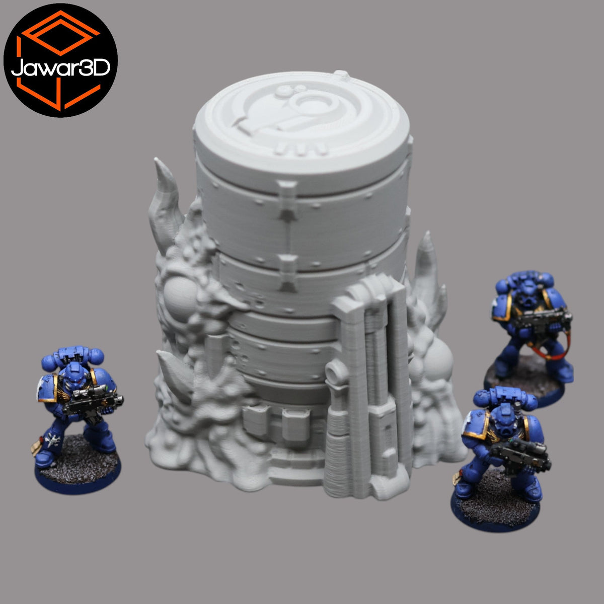 Hive Infected Silo #2 - 28mm Wargaming Scatter Terrain Scenery Tabletop Jawar3d