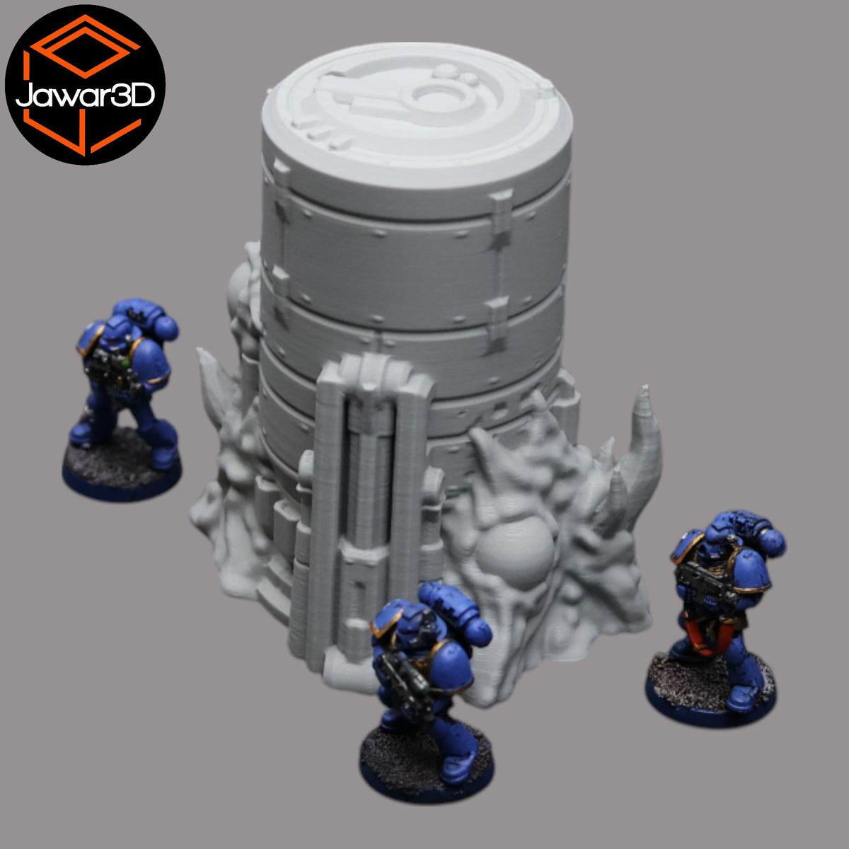Hive Infected Silo #2 - 28mm Wargaming Scatter Terrain Scenery Tabletop Jawar3d