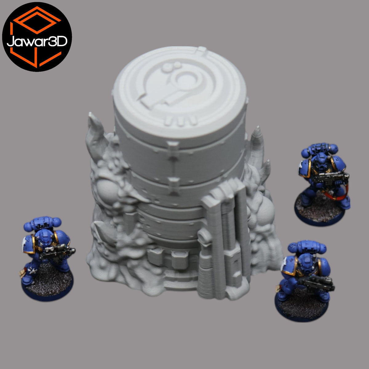 Hive Infected Silo #2 - 28mm Wargaming Scatter Terrain Scenery Tabletop Jawar3d