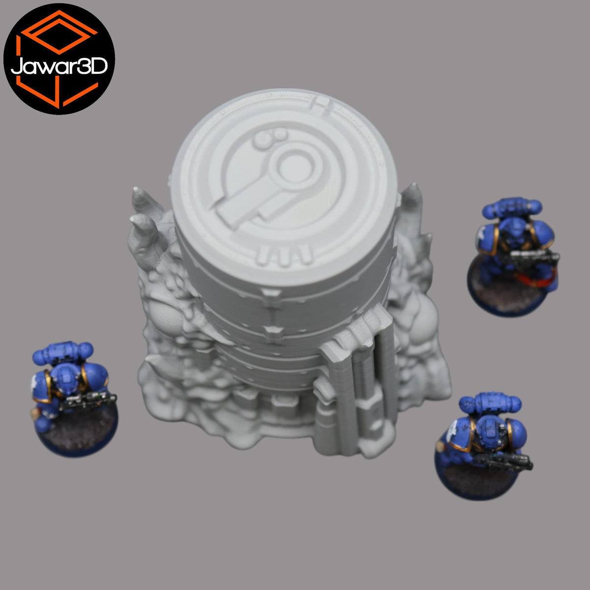 Hive Infected Silo #2 - 28mm Wargaming Scatter Terrain Scenery Tabletop Jawar3d
