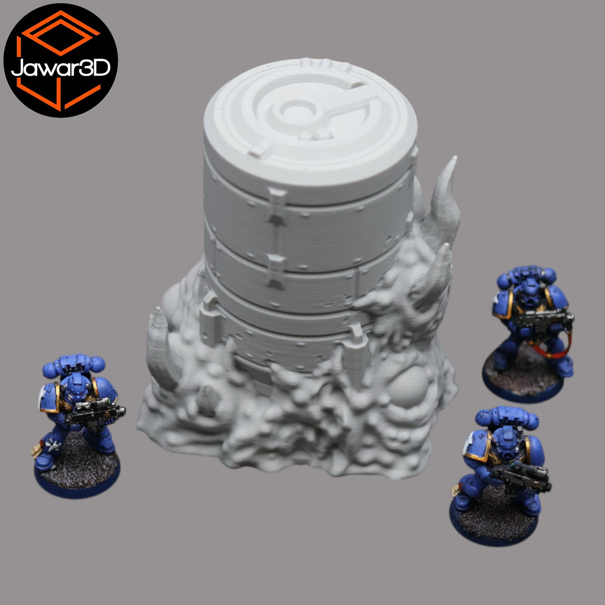 Hive Infected Silo #2 - 28mm Wargaming Scatter Terrain Scenery Tabletop Jawar3d