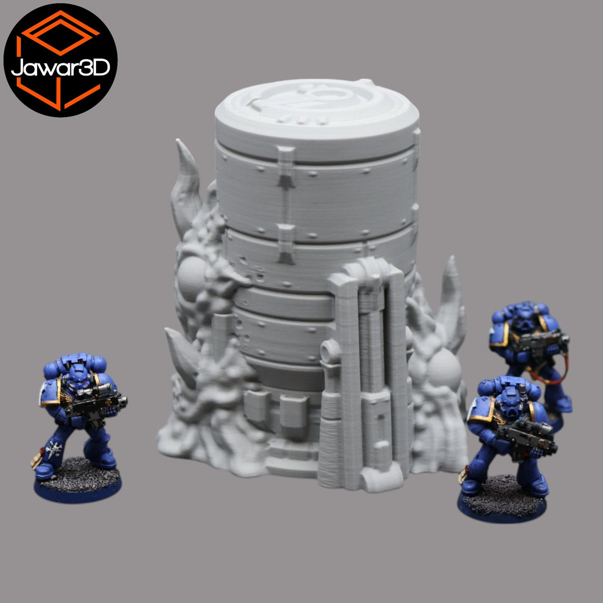 Hive Infected Silo #2 - 28mm Wargaming Scatter Terrain Scenery Tabletop Jawar3d