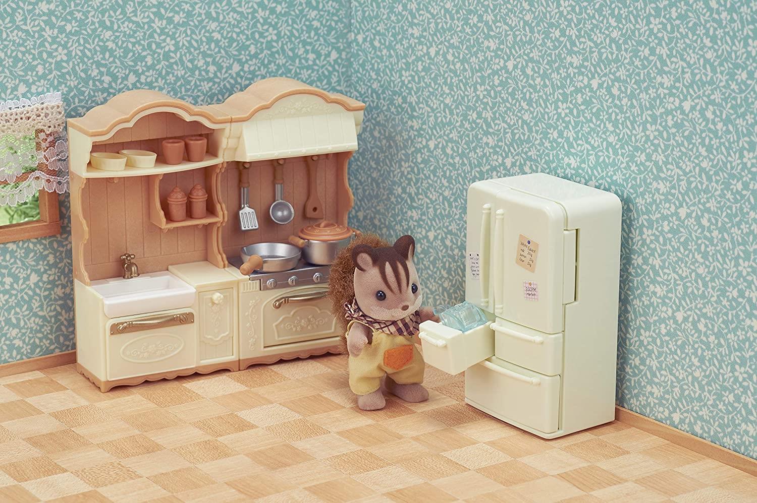 Sylvanian Families Kitchen Play Set Furniture Pack for Ages 3 and Up Curious Minds