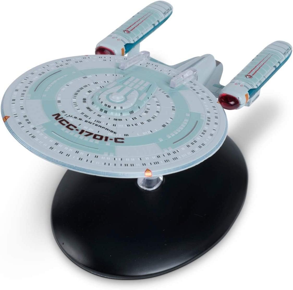 #46 U.S.S. Enterprise NCC-1701-C (Ambassador-class) Diecast Model Ship (Eaglemoss / Star Trek) Real Merch