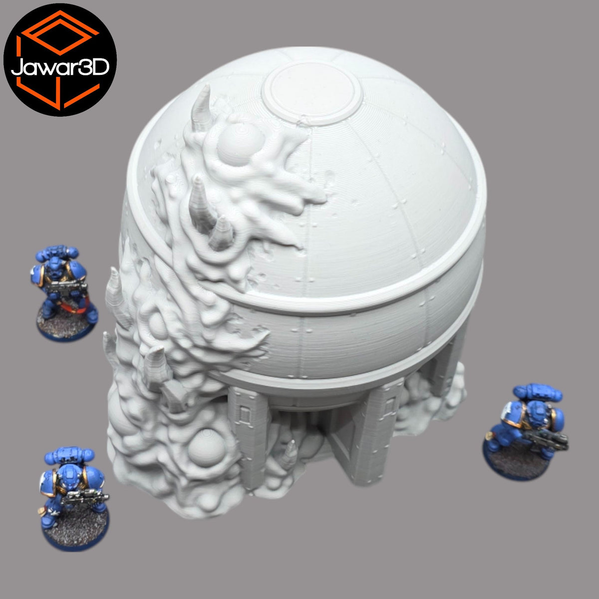 Hive Infected Fuel Reserve #1 - 28mm Wargaming Scatter Terrain Scenery Tabletop Jawar3d