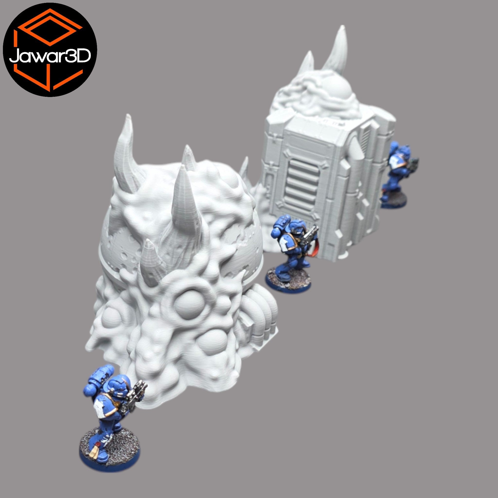Hive Infected Buildings #1 - 28mm Wargaming Scatter Terrain Scenery Tabletop Jawar3d