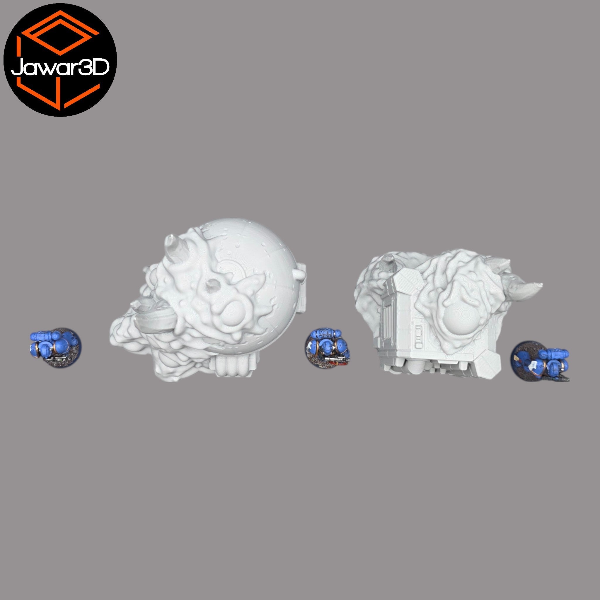 Hive Infected Buildings #1 - 28mm Wargaming Scatter Terrain Scenery Tabletop Jawar3d