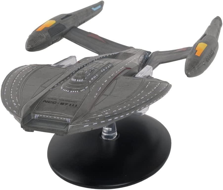 #02 U.S.S. Toussaint NCC-87111 Model Diecast Ship Picard Universe (Eaglemoss / Star Trek) Real Merch