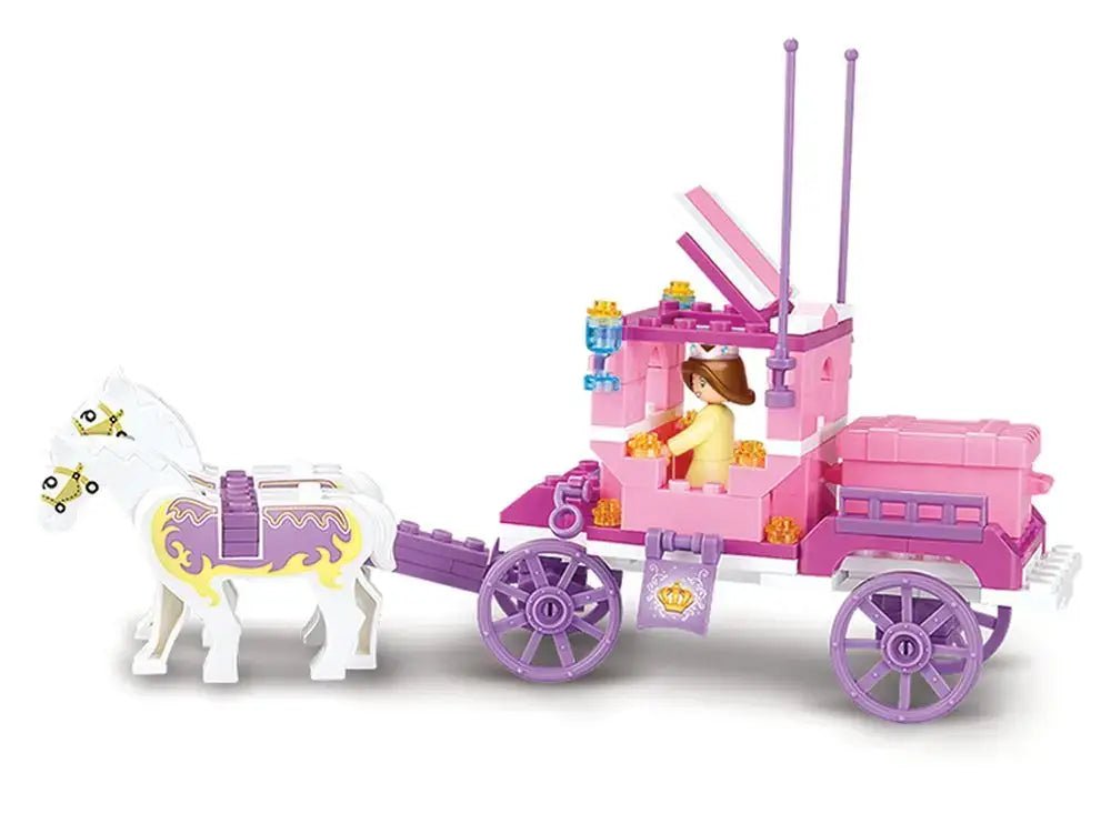 Sluban Girls Dream Royal Carriage Building Brick Set Sluban