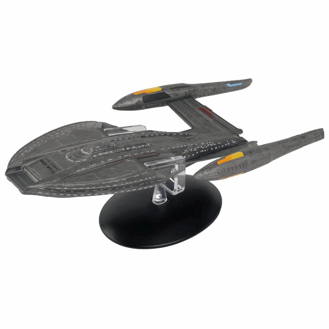 #02 U.S.S. Toussaint NCC-87111 Model Diecast Ship Picard Universe (Eaglemoss / Star Trek) Real Merch