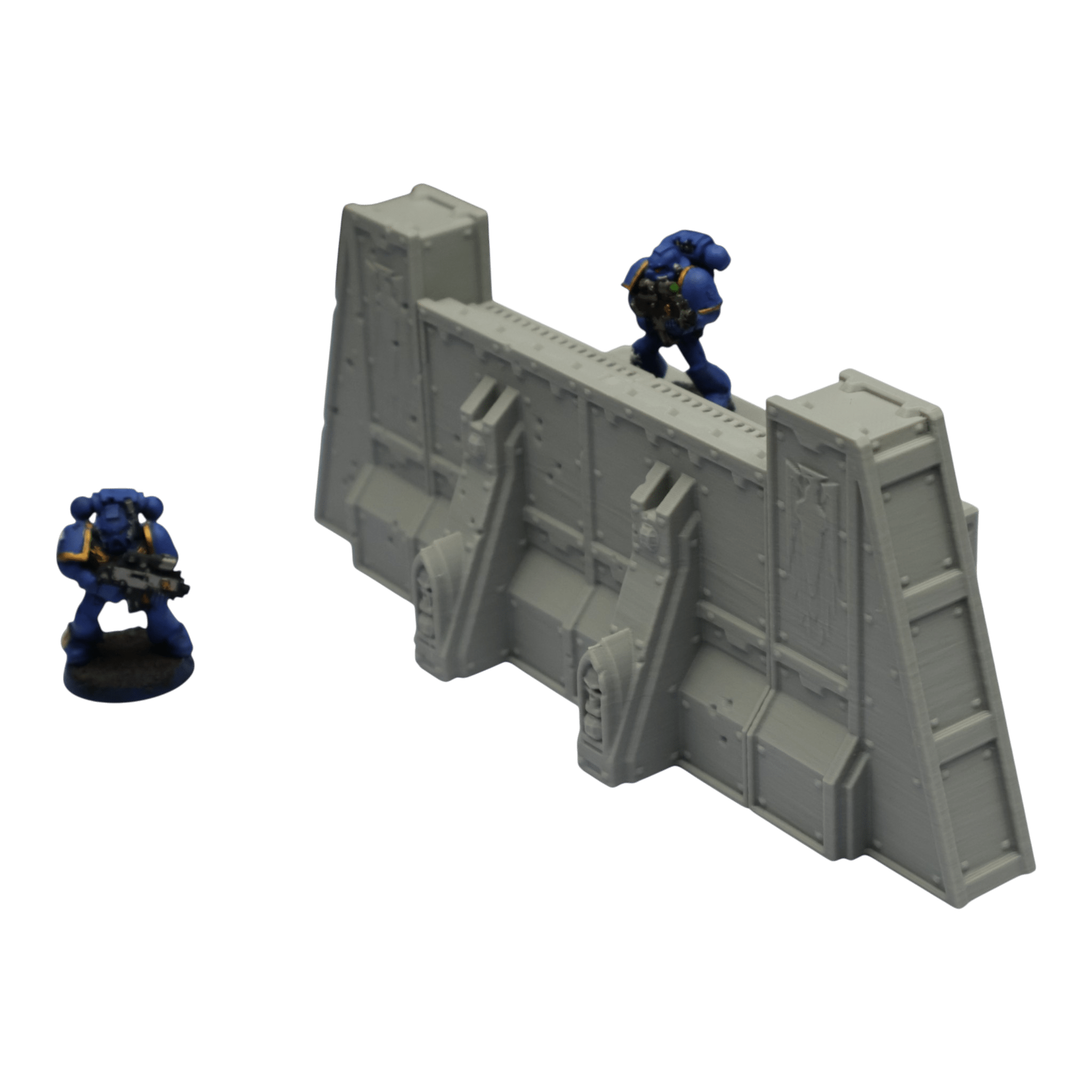 Imperial Walls - 28mm Wargaming Scatter Terrain Scenery Tabletop Miniature Jawar3d