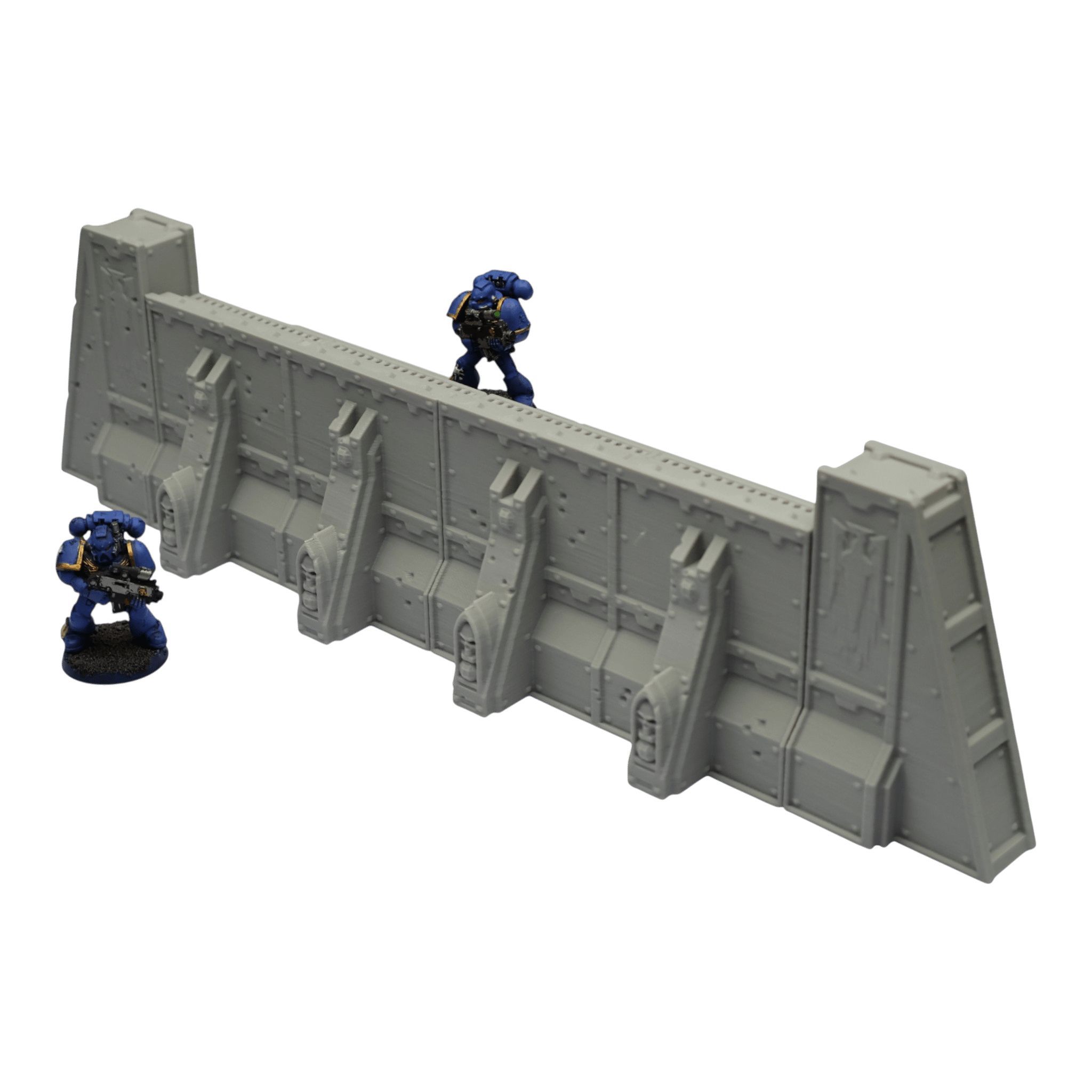 Imperial Walls - 28mm Wargaming Scatter Terrain Scenery Tabletop Miniature Jawar3d