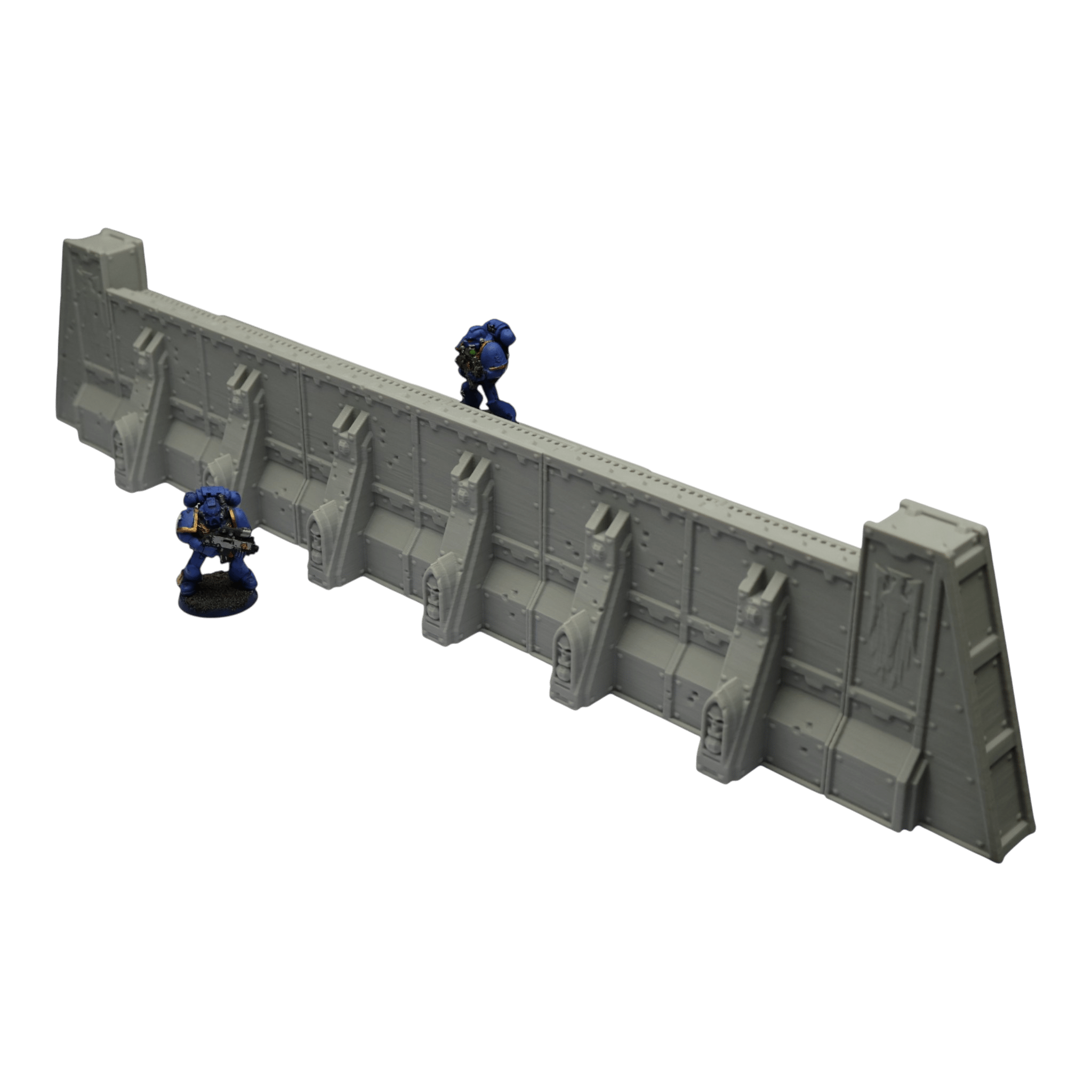Imperial Walls - 28mm Wargaming Scatter Terrain Scenery Tabletop Miniature Jawar3d
