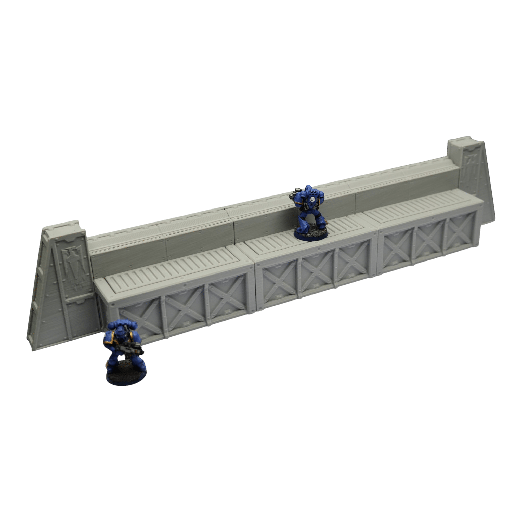 Imperial Walls - 28mm Wargaming Scatter Terrain Scenery Tabletop Miniature Jawar3d