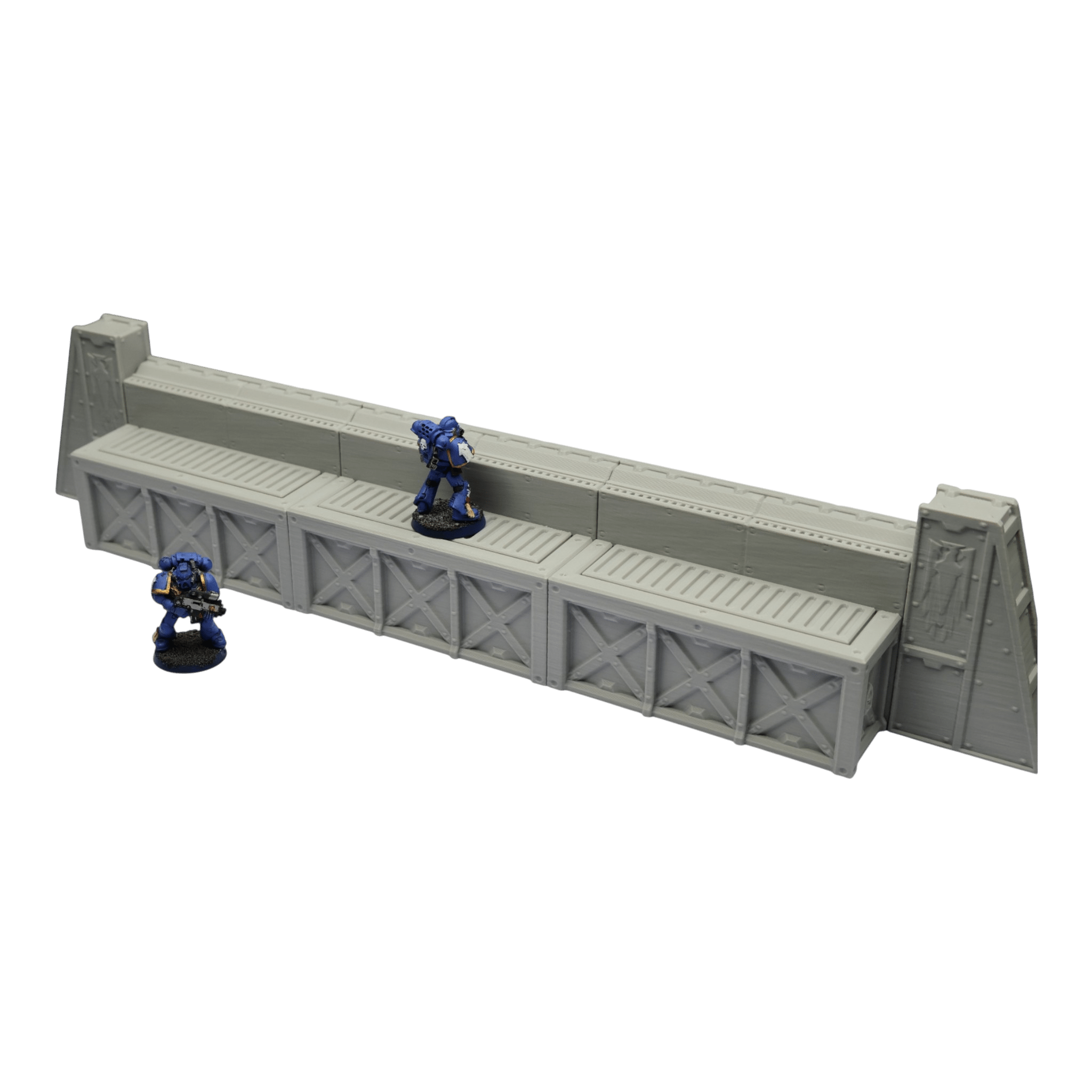 Imperial Walls - 28mm Wargaming Scatter Terrain Scenery Tabletop Miniature Jawar3d