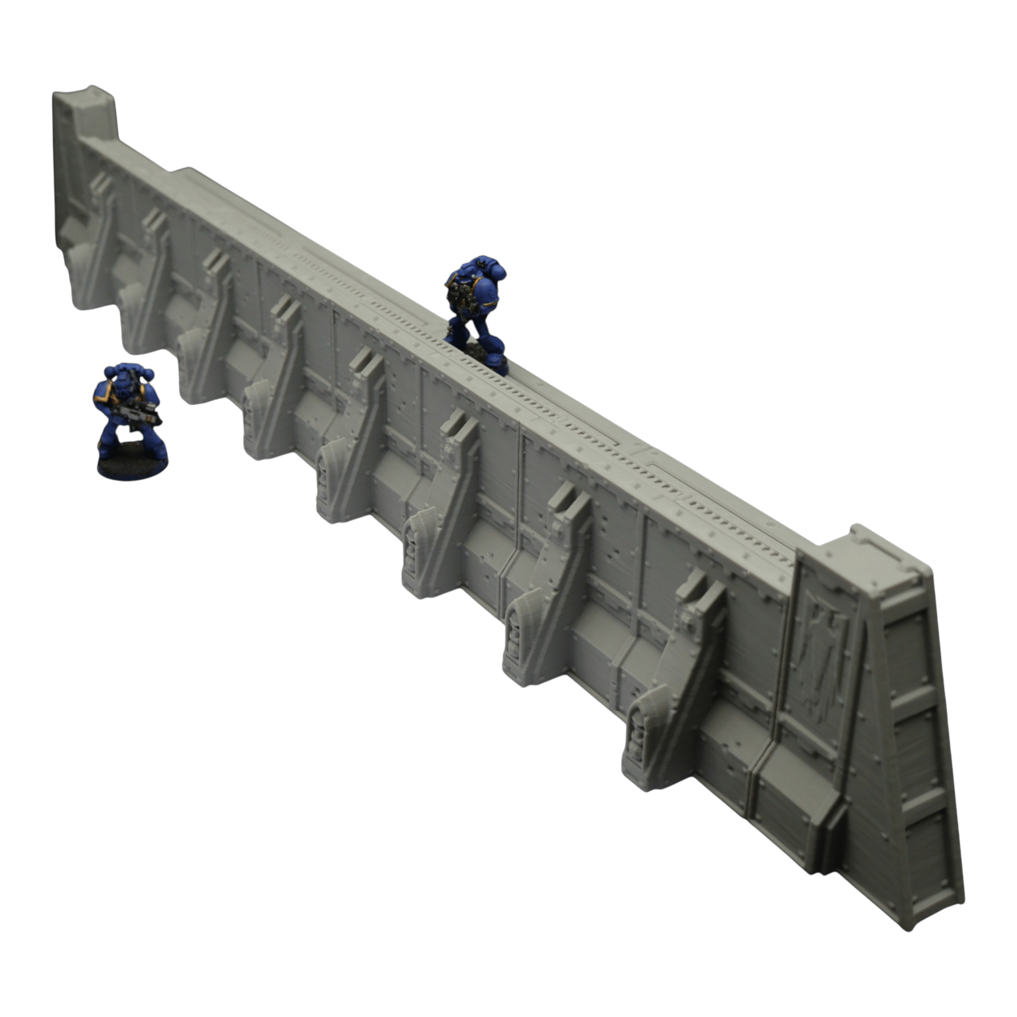 Imperial Walls - 28mm Wargaming Scatter Terrain Scenery Tabletop Miniature Jawar3d