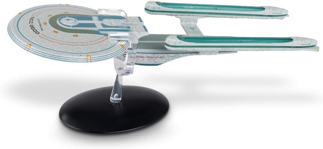 #15 U.S.S. Excelsior NCC-2000 XL EDITION Model Die Cast Ship (Eaglemoss / Star Trek) Real Merch