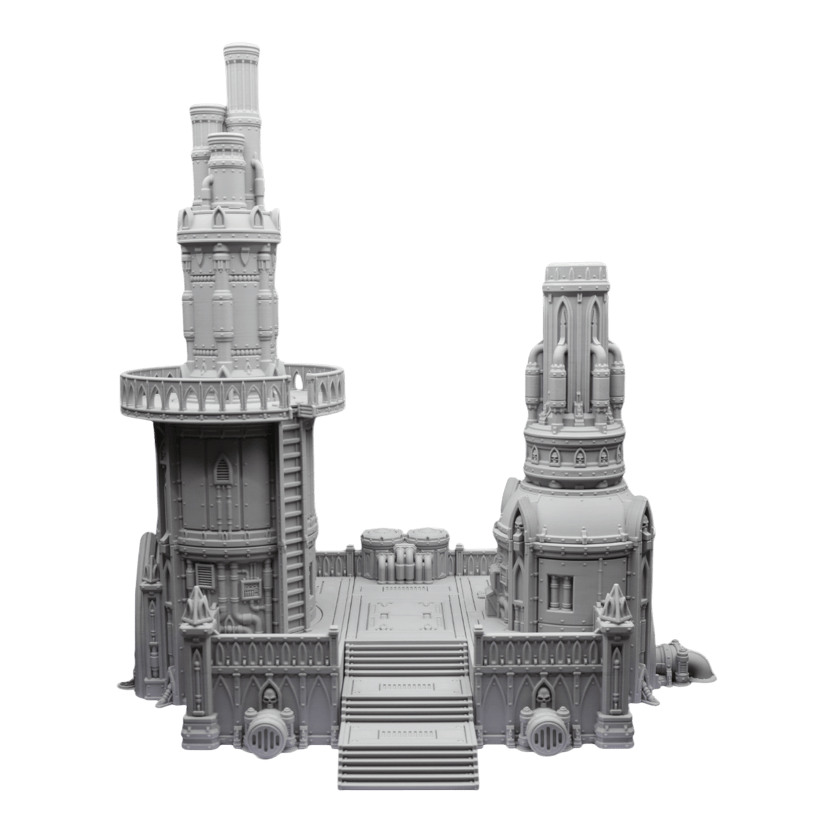 Steel Refinery Assembly #4 - 28mm Wargaming Scatter Terrain Scenery Tabletop Jawar3d