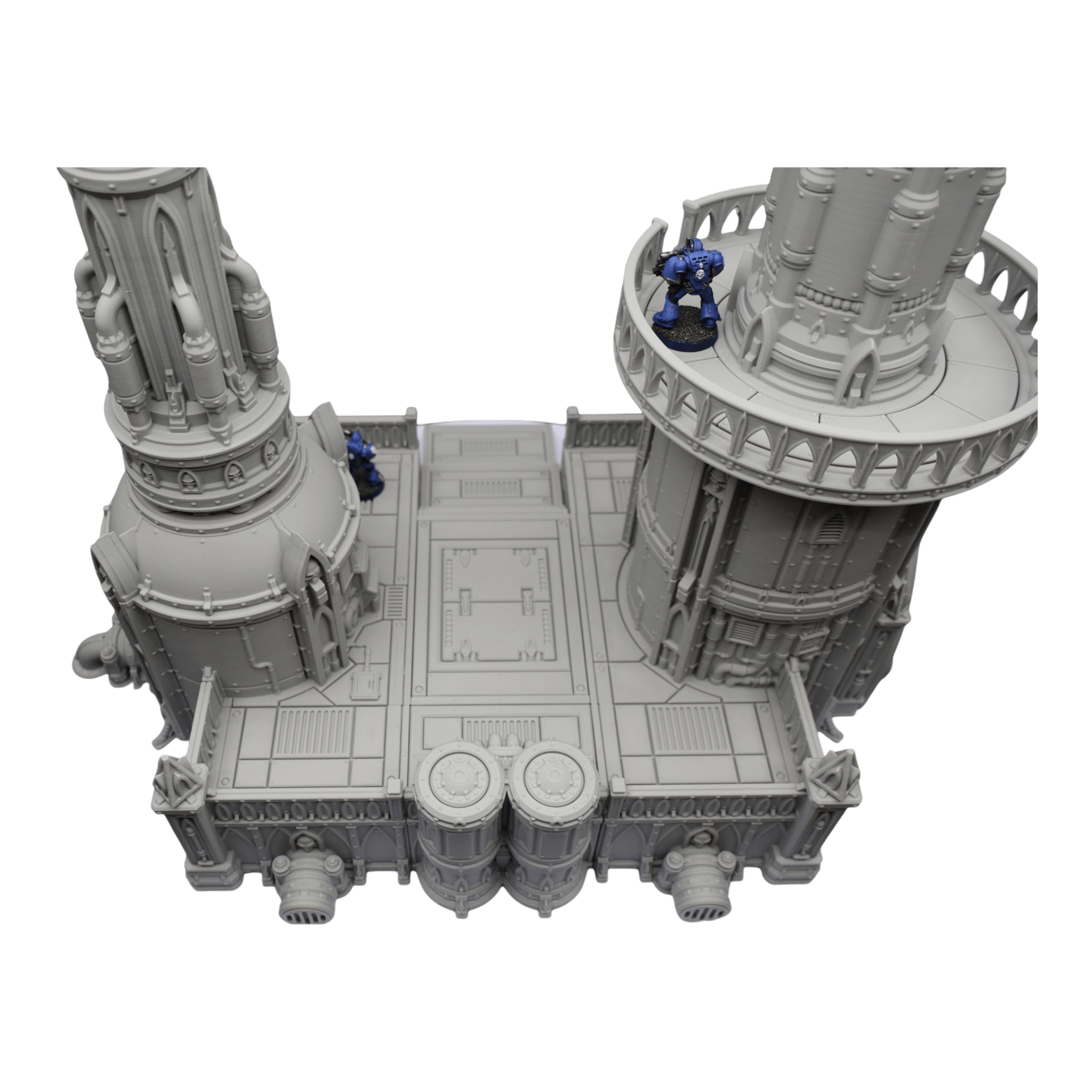 Steel Refinery Assembly #4 - 28mm Wargaming Scatter Terrain Scenery Tabletop Jawar3d