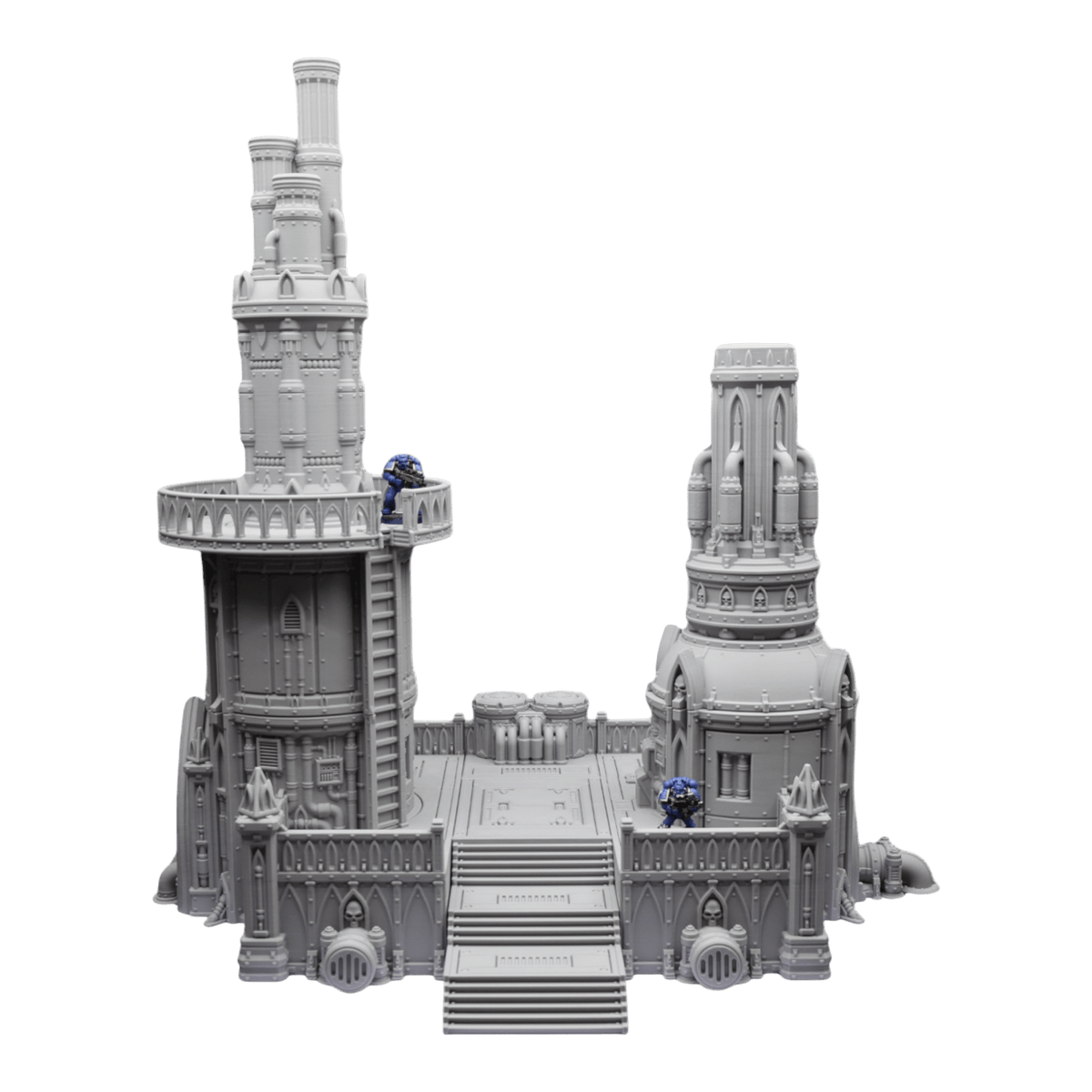Steel Refinery Assembly #4 - 28mm Wargaming Scatter Terrain Scenery Tabletop Jawar3d